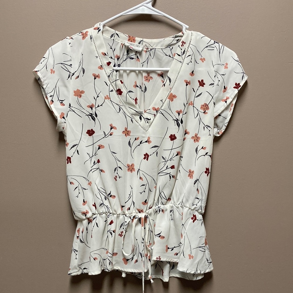 Silk Cropped Blouse